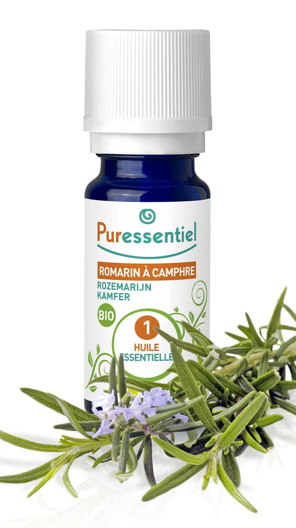 Puressentiel Organic Essential Oil - Rosemary Camphor for Unisex - 0.3 oz Oil