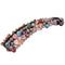 Ruihfas Sparkly Crystal Rhinestone Banana Hair Clips Comb for Women, Ponytail Holder (Multicolor)