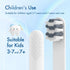 Replacement Toothbrush Heads for Kids - Compatible with Quip Electric Toothbrush Refill (Kids 3PCS + Adult 3PCS)
