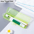 Toothbrush Case, 2 Packs, Transparent Green Travel Case, Portable Toothbrush Holder for Traveling