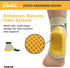Tuli’s Cheetah Heel Cup with Compression Sleeve, Large - For Sever’s Disease & Heel Pain