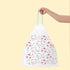 4 Gallon Trash Bags, Drawstring Small Trash Bags 1.1mil Thick for Bathroom, Kitchen, Bedroom, Office (White-Pink, 75