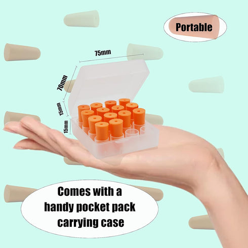 Ear Plugs for Sleeping Noise Cancelling - 33 dB Highest NRR Soft Foam Earplugs for Sleep, Concerts, Travel, Study