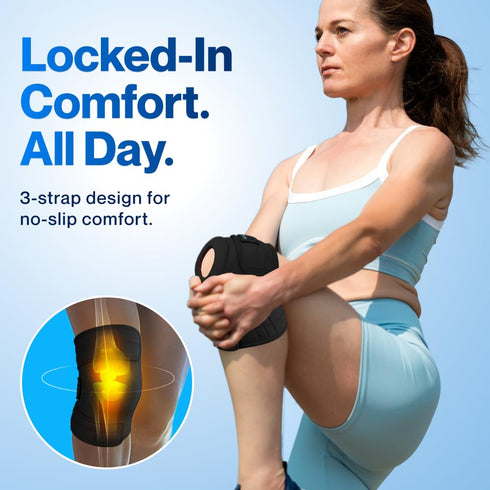 Modvel ELITE Knee Brace for Men & Women – Maximum Support for ACL, Meniscus Tear, Arthritis & Injury Recovery