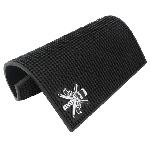 Segbeauty Barber Mat for Clippers, 11.8 x 17.5 inches Anti-Slip Flexible Rubber for Salon Tools