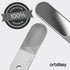 Orbitkey 2-in-1 Nail File & Mirror for Key Organizer, Compact Beauty Tool, Stainless Steel, Slim & Durable