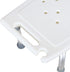 P'Lek Shop 6 Adjustable Medical Bath Tub Shower Chair Bench Stool Seat Without Back New White Height