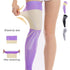 PAKHUDB 2PCs Men(PurpleYellow-1PCS,8/10) Calf Compression Sleeves Compression Leg Sleeves Full Length for Running