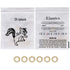 Angzhili 10 Bag Dental Orthodontic Rubber Bands, Elastic Rubber Bands, Orthodontic Supply (1/8")