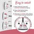 MIRRORVANA Flexible Gooseneck Makeup Mirror, 10X Magnifying, 360° Swivel, Adjustable Suction Cup for Vanity
