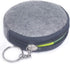 INVODA Portable Pill Box Storage Bag Soft Felt Zipper Pouch to Protect