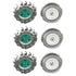 Replacement Shaver Heads with Brush, Fit for Philips HQ64, HQ54, HQ5705, HQ6070, Pack of 3