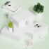 White Gift Box, 9.5x6x3'' Magnetic Closure Rectangle Collapsible Gift Boxes for Bridesmaid Proposal, Wedding, Birthday