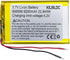 HXJNLDC DC 3.7V 6200mAh 906090 Rechargeable Lithium Polymer Battery, Suitable for DIY 3.7-5V