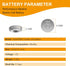 kunying 15 Pack-SR920SW 370/371 AG6 Watch Battery Button Cell Battery for Watches, Thermometer