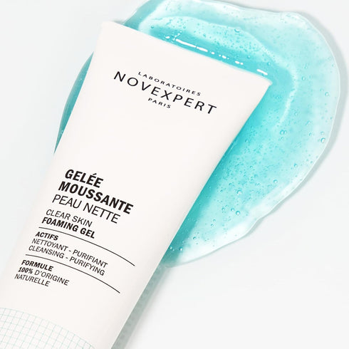 Clear Skin Foaming Gel: Gentle Facial Cleanser with Zinc - Deep Clean Hydrating Face Wash - Vegan Organic Skincare 1.05