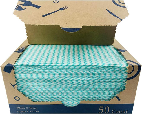 Heavy Duty Wipes, 50 Pieces Reusable Dish Cloths for Multi-use Cleaning