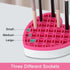 Silicone Makeup Brush Holder, Cosmetic Organizer, Pen Holder for Desk, Beauty Tool, Brushes, Scissors (Blue)