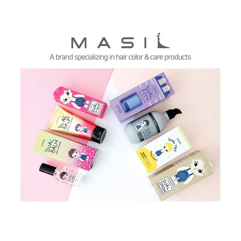 MASIL Dual Glam Self Hair Highlight Bleach Kit 4.2oz - Powder, No Scent, Includes Hyaluronic Acid & Mineral Oil,