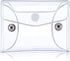 Transparent Makeup Bag, Small Waterproof PVC Cosmetic Pouch Case for Lipstick, Facial Cleanser, Shampoo Storage