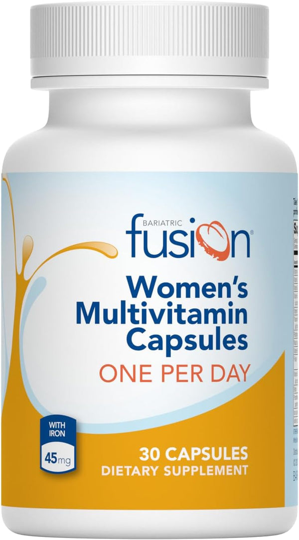 Bariatric Fusion One Per Day Bariatric Multivitamin with Iron for Women - 30 Capsules, Gluten Free, 1 Month Supply
