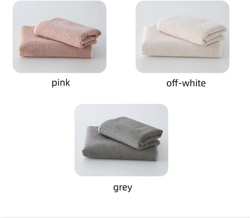 Microfiber Cleaning Cloths, Super Absorbent Kitchen Rags for Drying Dishes, Home, Car, Glass - 6 Pack, 12x16 inch