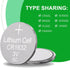 CR1632 Batteries 5 Pack, 3 Volt Lithium Coin Cell Batteries for Car Remote, CR1632 Lithium Battery