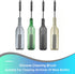 Silicone Water Bottle Brush and Straw Cleaner Set - Long Handle Scrub Brush for Narrow Neck Bottles, Wine, Thermos