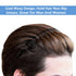 Metal Hair Band, Black Unisex Fashion Headband, Sports Hairband with Non-Slip Wavy Teeth