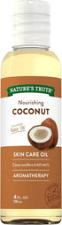 Nature's Truth Coconut Oil Liquid for Skin - 4 oz, Unscented Base Oil