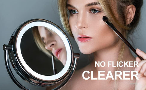 No Flicker Double-Sided Mirror Bulb, 40W Equivalent for Conair Illuminations Makeup Mirror, 1PCS Natural White