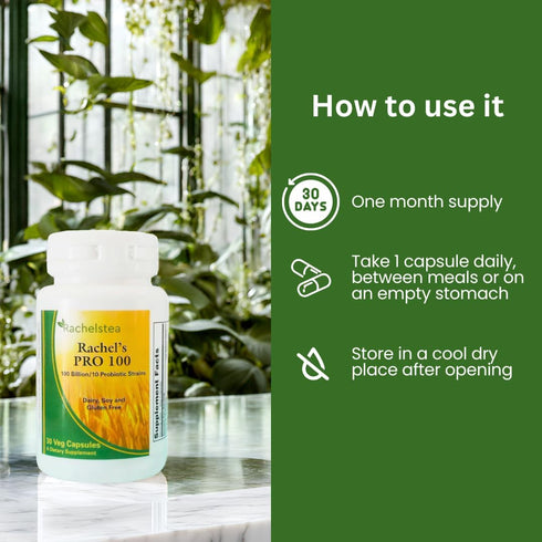 Rachel’s Pro 100 Probiotic - 100 Billion Count of Probiotics