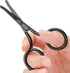 Nose Ear Facial Scissors - Rounded Tip Grooming Scissor Trimmer for Men, Moustache, Beard, Eyebrow