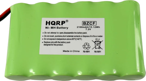 HQRP Backup Battery, 2100mAh High Capacity, Compatible with ADT 300-03866 LYNXRCHKIT-SHA Replacement