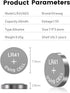 Vtreneg 10 Pack LR41 AG3 392 384 192 L736 L736f 1.5V Button Batteries Alkaline Battery for Thermometer
