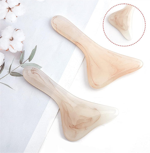 KENID 1Pcs 1PCS Resin GuaSha Massage Scraping for Massager Scrape Therapy Acupoint Acupressure Face Neck Body Beeswax