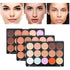 Pure Vie 15 Colors Cosmetics Cream Contour and Highlighting Makeup Kit + 11 Pcs Brushes
