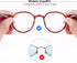 2.5mm Eyeglasses Air Bag Stick on Silicone Nose Pads - Upgrade 10 Pairs for Plastic Frame, Anti-Slip
