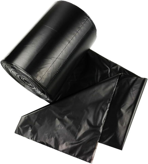 Nicesh 8 Gallon Medium Trash Can Liners,130 Counts, Black
