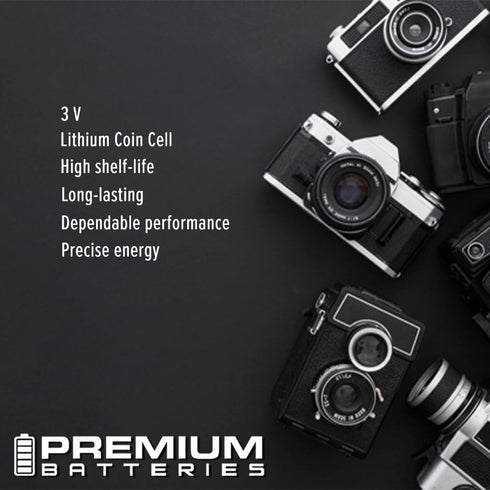 Panasonic CR2032 Lithium 3V Coin Cell Batteries, Premium Japanese Engineered, 4 Pack, High Capacity