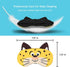 HYCLES Sleep Mask for Kids - Cute Cartoon Animal Eye Cover, 3 Pcs Blindfold for Travel, Game, Nap, Night Sleeping