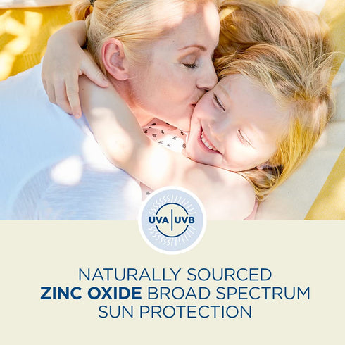 Pure and Simple Zinc Oxide Mineral Sunscreen Stick by Coppertone SPF 50, Water Resistant for Sensitive Skin