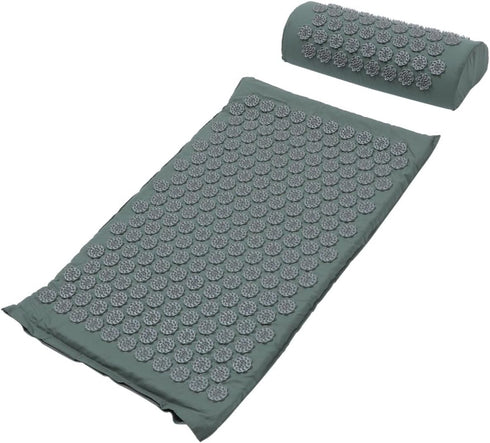TIDTALEO Acupressure Massage Mat and Pillow Set with Carry Bag, Relief Back