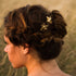 Kercisbeauty Boho Gold Bee Hair Pins Clips - 2pcs Headpiece Hair Accessories Gift for Women Teen Girls