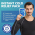 25 Packs Instant Ice Cold Pack, 6” x 4.5”, Disposable Instant Ice Packs for Injuries, Cold Compress for Pain Relief