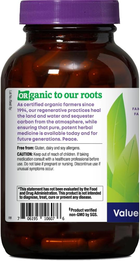 Oregon's Wild Harvest Organic Ashwagandha Non-GMO Herbal Supplements for Stress Relief, Immune Support, 180 Count