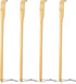 Renook Back Scratcher, Bamboo Wood Massager, 16.5" Long Self-Massager for Instant Relief from Itching, 4-Pack