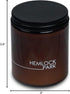 Hemlock Park Crackling Wood Wick Candle, Handcrafted with Natural Coconut Wax (8 oz, Bergamot Cedar)