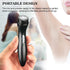 Mini Electric Shaver, Cordless Pocket Size Beard Trimmer, Portable USB Rechargeable Grooming Kit for Home, Travel