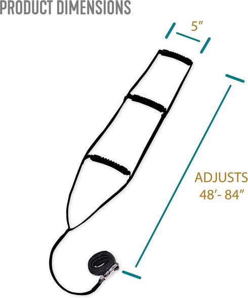 Stander BedCaddie, Pull Up Assist Bed Ladder with Non-Slip Handles for Adults, Seniors, and Elderly, Adjustable Length Bed Lift, Sit Up Helper Bed Assistance, Mobility Aid for Handicapped and Injured by Stander